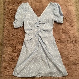ZARA Sleeved polka dot dress